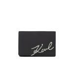 K signature Small Wallet -black nickel