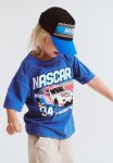 Cotton On Nascar Drop Shoulder Short Sleeve Tee - Harbour Blue