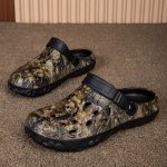 Men's Trendy Colour Block Eva Slippers Comfy Non Slip Casual Durable Clogs For Men's Outdoor Activities