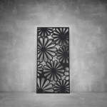 Wall Art D087 - 2000 X 1000 X 20 Indoor Matt Black Cool White