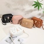 New Exquisite Embroidered Shoulder Bag With Fashionable Casual Butterfly Decoration