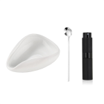 Coffee Bean Dosing Cup And Rdt Spray Bottle And Spoon Set White