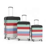 Smte By Sastro 3-PIECE Abs Suitcase Set S m l Colour Series