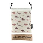 Dinosaur Material Small Drawstring Bag