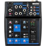 Gemini GEM-05USB 5 Channel USB Mixer With Bluetooth