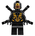 Minifigure Preloved Dc Outrider - Extended Arms Torso With Long Dark Bluish Gray Tips At Neck SH505