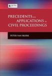 Precedents For Applications In Civil Proceedings Paperback