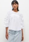 Superbalist Cotton Drawstring Detail Balloon Blouse - White