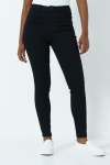 High Waist Skinny Jeans - 16 Black