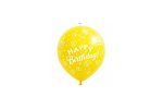 Party Happy Birthday Balloons 300MM Yellow
