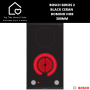 Bosch Series 2 - Black Ceran Domino Hob - 30CM