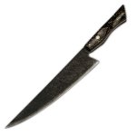 Lifespace 8" Japanese VG10 Cladded Steel Kurouchi Chef Knife W Resin Handle
