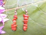 Sunstone Goldstone Chip Earrings