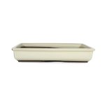 Japanese Shiro Glazed Rectangular Containers - Medium 365 X 250 X 75MM