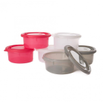 Bo Jungle Bowls 300ML 6 Pieces Grey - White - Pink