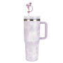 1.2L Insulated Hydration Mate - Violet Cloudburst Marble