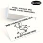 50pcs Funny Elephant Parking Cards - 8.89x5.33cm | Hilarious Bad Parking Warning Notes For Cars Trucks & Motorcycles | English Text | Essential Office Supplies