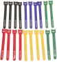 20 Piece 12 X 120MM Hook & Loop Cable Tie Nylon Strap Power Wire Management