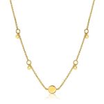 Geometry Drop Discs Necklace