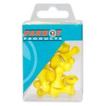 Magnet Map Pins 25 Box - SIZE:16MM - Yellow