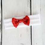 Xmas Bling Bow H band