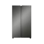 Haier 514L Shiny Black Side By Side Fridge With Ice Maker HRF-668VNFMBL