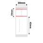 NB204 - NIIMBOT - B1 / B21 / B3S / B4 - 30X70MM - 100 RED BORDER RING JEWELLERY LABELS
