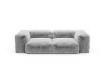 Two Module Sofa - Faux Fur - Grey - 230CM X 115CM