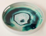 Green Swirl Tray – 36CM