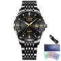 - Men Luxury Stainless Steel Strap Formal Analogue Quartz Watch