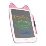 Kids Cat Ear Writing/drawing Tablet With Stylus And Key Holder