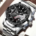 Men's Waterproof Large Dial Watch Creative Calendar Wrist Watch