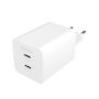 Mophie Essentials Power Adapter Dual Usb-c Pd 50W