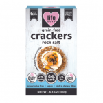 Grain Free Crackers Rock Salt 180G