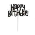 Topper Birthday Fun Black
