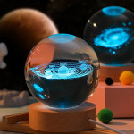 Crystal Ball Night Light - Solar System Multicolour