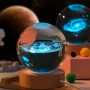 Crystal Ball Night Light - Solar System Multicolour