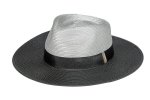 Unisex Tau Collection Hat In Black & Grey - Black 57CM