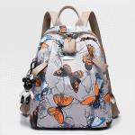 Ladies 3-WAY Water-resistant Anti-theft Backpack Butterfly Beauty