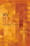 Niv Outreach New Testament Large Print Paperback Large Type Edition