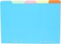 Colorful A7 6-HOLE Binder Dividers Refill Paper Loose-leaf Index Cards