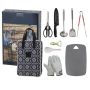 10 Pieces Camping Cookware Set Picnic Tools With Storage Bag For Outdoor