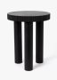 Pasar Ribbed Three-legged Side Table