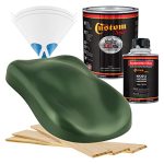 Custom Shop - Rally Green Metallic - Hot Rod Flatz Flat Matte Satin Urethane Auto Paint - Complete Quart Paint Kit - Professiona
