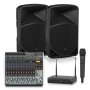 Behringer 15 Inch Active Pa Sound System Bundle