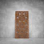 Laser Cut Screen - Design 113 - 2000 X 1000 X 20 Rust Coat Outdoor
