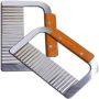 Stainless Steel Wavy Cutters Set Of 2
