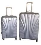 Smte 2 Piece Blue Star Luggage Set Silver With Keychain