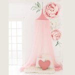 Hanging Canopy Tent - Netting Vintage Pink