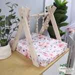 Changing Mat Cover Dusty Pink Rose Girl